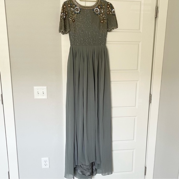 Embellished Maxi Occassion Dress - Picture 13 of 17